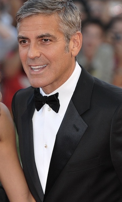 George Clooney with companion cropped